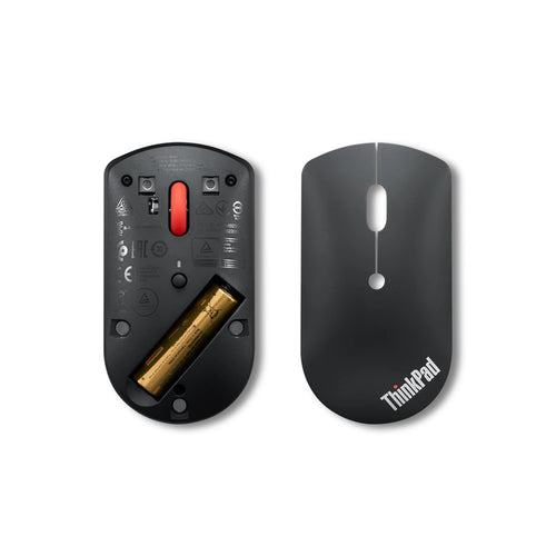 Lenovo kabellose optische Maus, 2400 DPI, Bluetooth, beidhändig, Schwarz