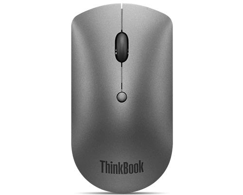Lenovo ThinkBook Bluetooth Maus beidhändig 2400 DPI optisch grau