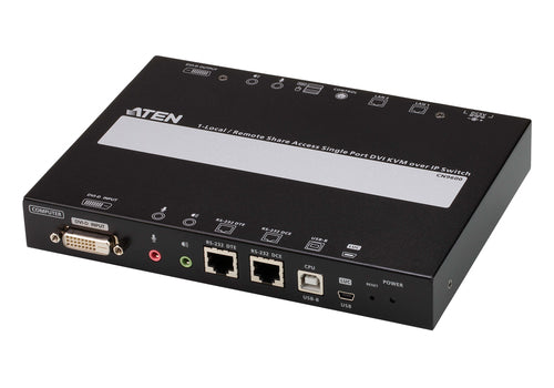ATEN CN9600 KVM Switch - Full HD 1920x1080, Ethernet LAN, Schwarz