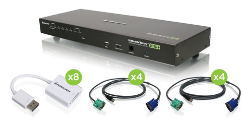 iogear GCS1808DPKITU KVM switch