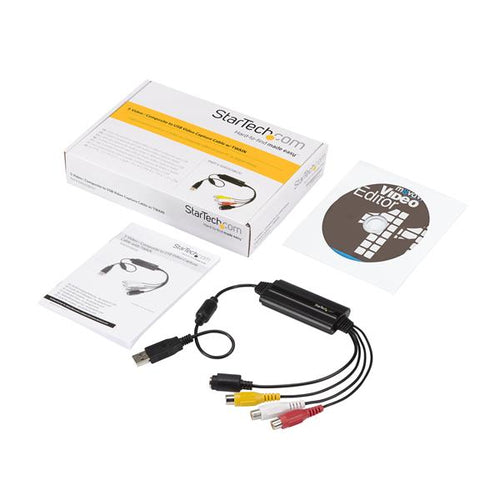 USB Video Capture Adapterkabel S-Video Composite auf USB 2.0 zur Medienspeicherung