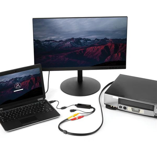 USB Video Capture Adapterkabel S-Video Composite auf USB 2.0 zur Medienspeicherung