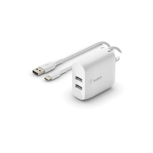 Belkin Ladegerät für Mobilgeräte Innenbereich Wechselstrom 1m Kabel Weiß