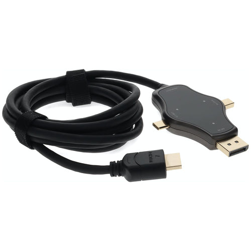 AddOn Networks HDMI4KDPMDPC-AA video cable adapter