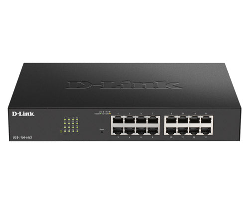 Network Switch D-Link DGS-1100-16V2 16-Port Gigabit Full Duplex Managed Rack Mount