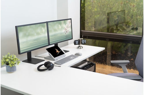 Kabellose Dual-Mode Kensington SureTrack Maus 2400 DPI Beidhändig Grau