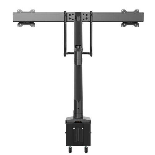 Dual Monitor Halterung Verstellbarer VESA-Arm 32 Zoll USB Audio Schwarz