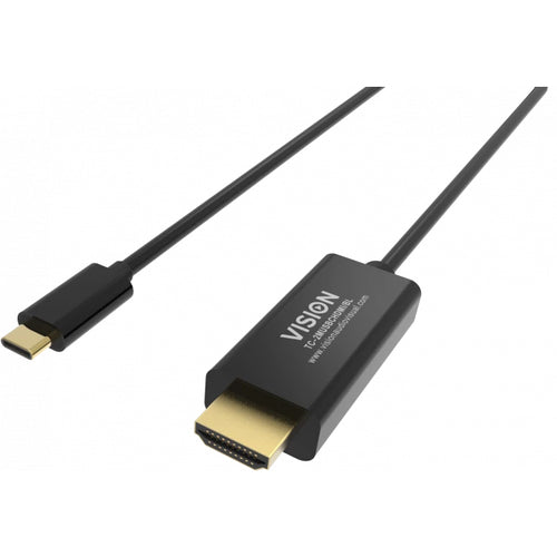Vision TC 2MUSBCDP8K/BL DisplayPort cable