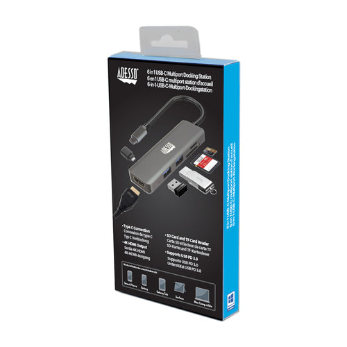 Adesso AUH-4020 laptop dock/port replicator