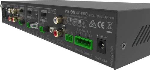 Vision AV-1900 audio amplifier