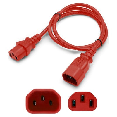 AddOn Networks ADD-C13LK2C14LK14AWG2FTRD power cable