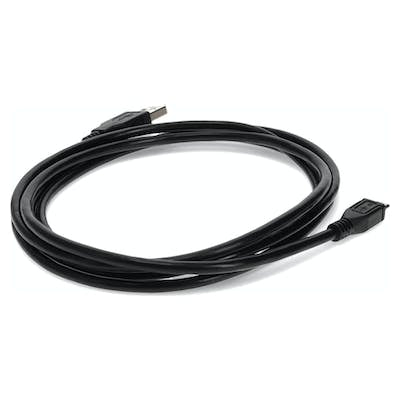 USB 2.0 Cable 0.15m USB A to Micro-USB B Black