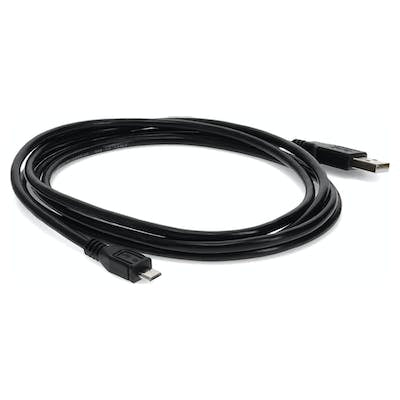 USB 2.0 Cable 0.15m USB A to Micro-USB B Black