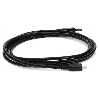 USB 2.0 Cable 0.15m USB A to Micro-USB B Black