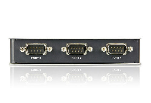 ATEN UC2324-AT 4-Port USB-auf-Seriell-Hub – Kompaktes Laptop-Dock aus Metall