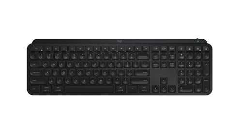 Wireless Bluetooth Keyboard Logitech MX Keys S Scissor Switch QWERTY LED Black