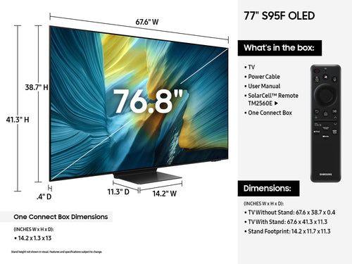 Samsung Series 9 QN77S95FAFXZA TV