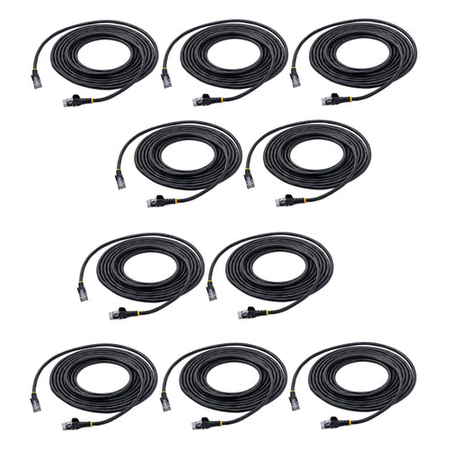 StarTech.com N6PATCH15BK10PK networking cable