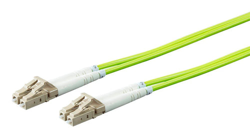 Fiber Optic Cable Monoprice Multi-Mode OM5 2m LC-LC Duplex Green UL OFNR