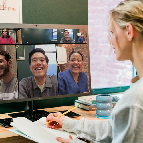 Owl Labs Meeting Owl 4+ video conferencing system
