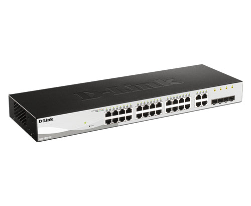 28-Port Gigabit Ethernet Managed Network Switch D-Link DGS-1210-28 Rack Mount
