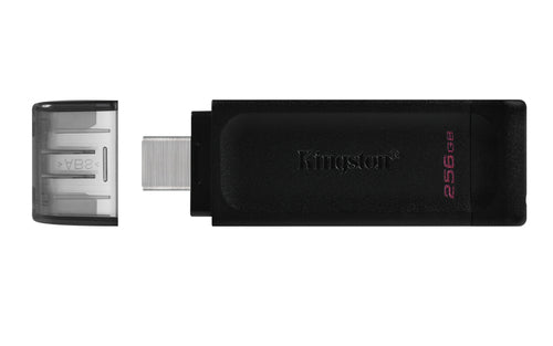 USB-C Flash Drive Kingston DataTraveler 70 256GB 3.2 Gen 1 Compact