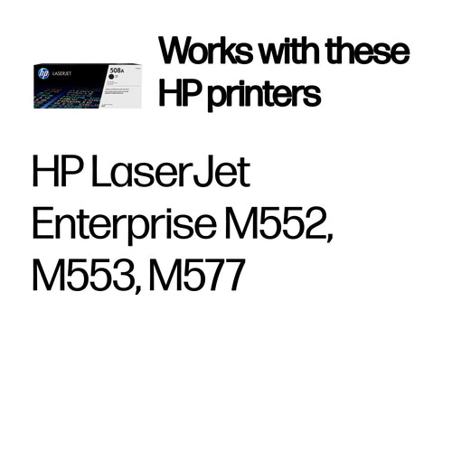 HP 508A Original LaserJet Tonerkartusche, Schwarz, 6000 Seiten