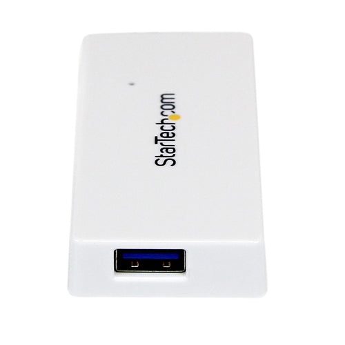 StarTech.com ST4300MINU3W Tragbarer USB 3.0 Hub - 4 Port, 5 Gbit/s, Weiß