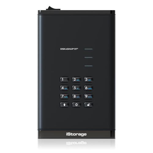iStorage diskAshur DT3 14 TB Sichere tragbare Festplatte AES-XTS-Verschlüsselung
