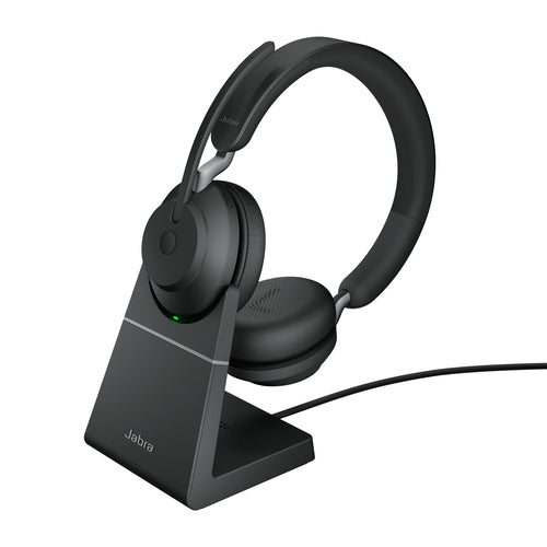 Jabra Evolve2 65 UC Stereo Headset Link390a Schwarz