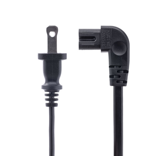 Laptop-Stromkabel 3m NEMA 1-15P auf rechtwinkligen C7 125V 18AWG
