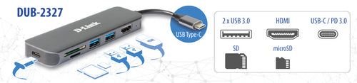 D-Link DUB-2327 laptop dock/port replicator