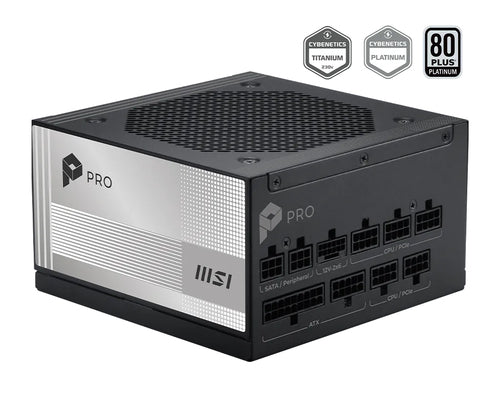 MSI PRO A1000PL PCIE5 power supply unit