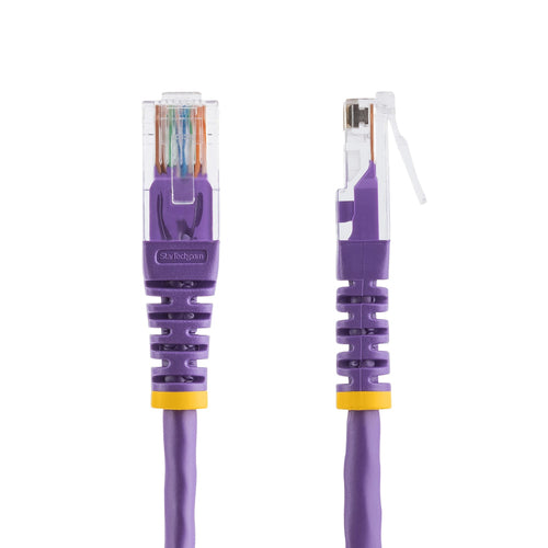 StarTech.com Cat5e Patchkabel – 1,8 m Lila – Zuverlässiges Netzwerkkabel