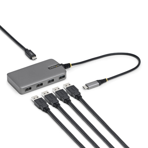 USB-C Hub 4-Port USB 3.2 Gen 1 5Gbps mit USB-A-Anschlüssen