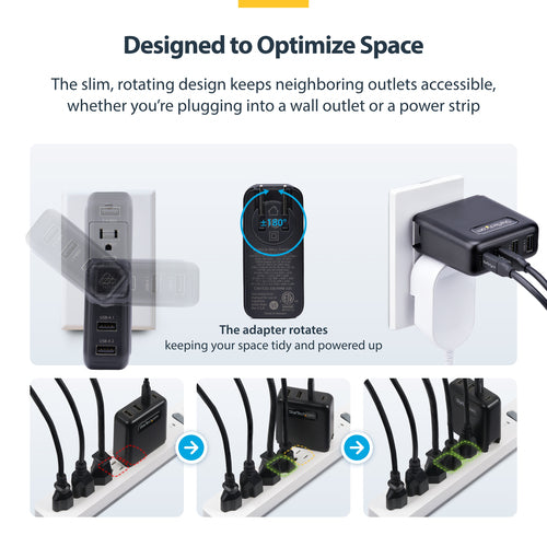 StarTech.com 2210GCN-WALL-CHARGER mobile device charger