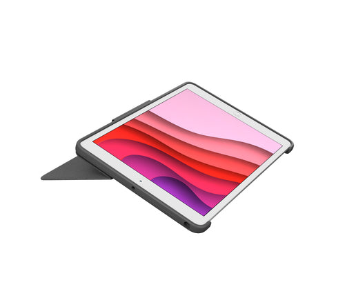 Logitech Combo Touch Tastatur QWERTZ mit Trackpad für Apple Geräte