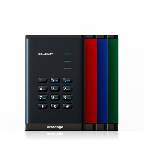 iStorage diskAshur3 4TB Hardware-verschlüsselte SSD USB-C 3.2 Gen 1