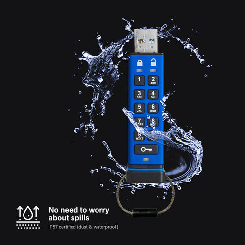 Secure 4GB iStorage datAshur Pro USB Flash Drive FIPS 140-2 AES Encryption