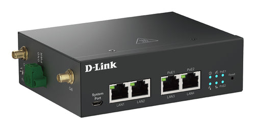 D-Link DWM-314-GP 5G M2M VPN PoE+ Router - Black