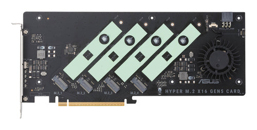 ASUS Hyper M.2 x16 Gen5 interface cards/adapter