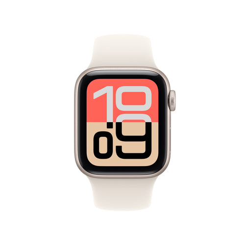 Apple Watch SE (3. Gen.) GPS 40mm OLED Touchscreen Starlight Aluminiumgehäuse
