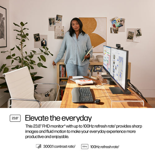 HP Series 3 Pro 23.8 inch FHD Monitor - 324pv computer monitor