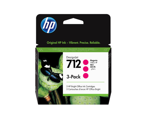 HP 712 3-pack 29-ml Magenta DesignJet Ink Cartridge print head