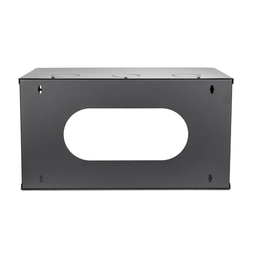 6HE Wandgehäuse 20kg Traglast Rackschienen Schwarz