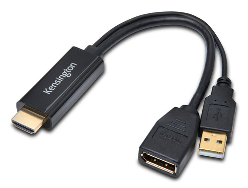 Video Cable Adapter Kensington DisplayPort to HDMI USB Male to Female