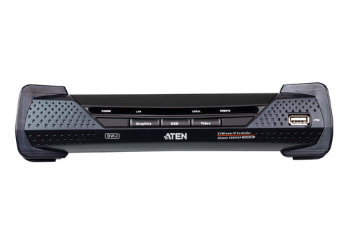 KVM-Extender ATEN KE6900AR Kabelgebunden 10000m 1920x1200 Auflösung Schwarz Metall