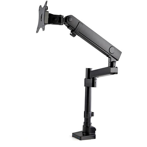 StarTech.com ARMPIVOT2USB3 Full Motion Monitor Arm with USB 3.0 - Black