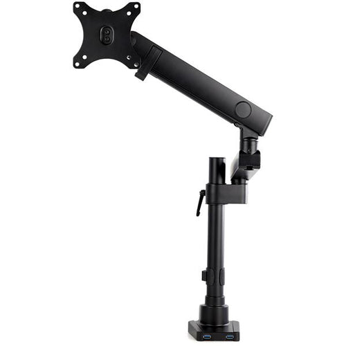 StarTech.com ARMPIVOT2USB3 Full Motion Monitor Arm with USB 3.0 - Black