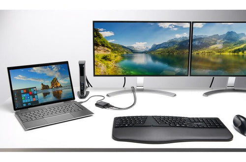 Kabellose ergonomische Tastatur in voller Größe Kensington Pro Fit QWERTY Schwarz